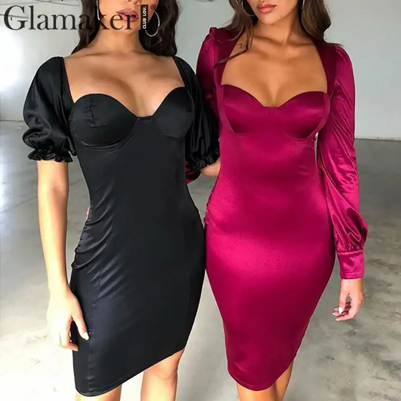 Glamaker костюм с сексуальным вырезом и открытой спиной сексуальное на шнуровке