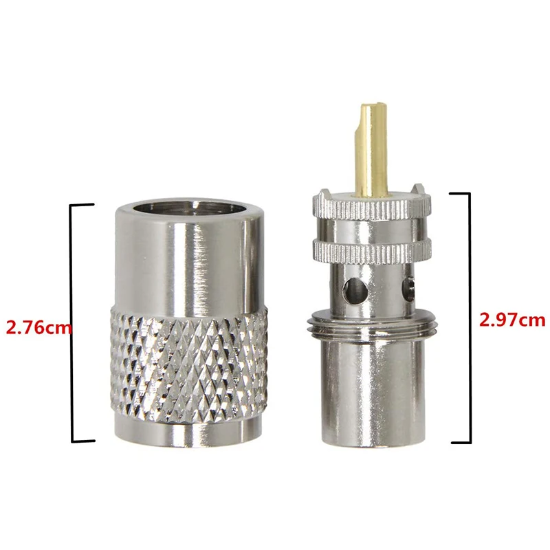 5 шт Набор отверток PL 259 UHF мужской сварки разъем 50Ohm для RG59 RG8 RG8X LMR 400 RG 213