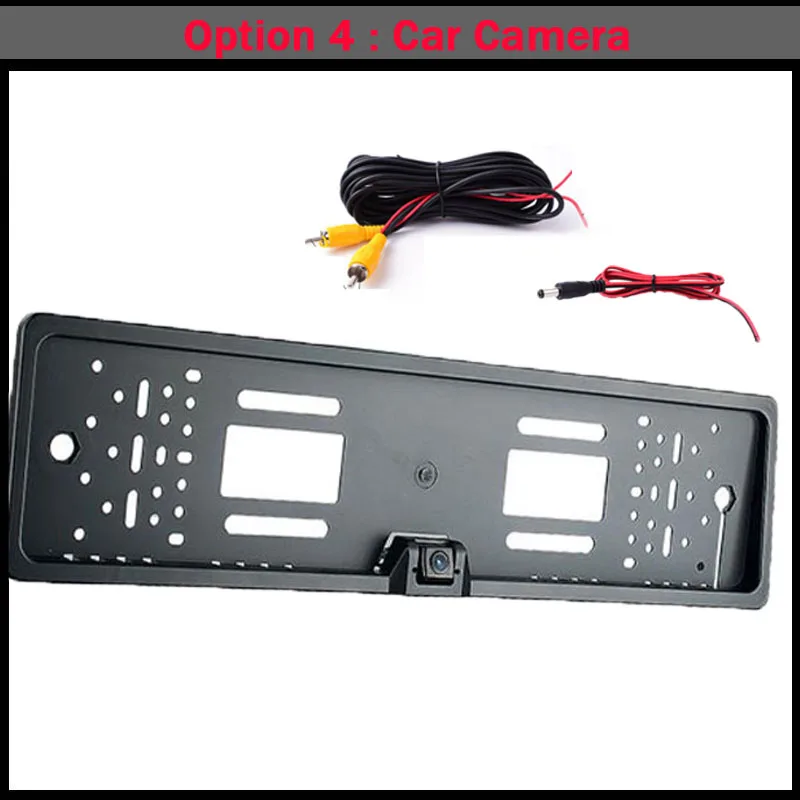 Option 4 Koorinwoo HD 1024P автомобильное зеркало с Экран для sony CCD с заднего вида автомобиля Camaera заднего света 7 дюймов медиа телефонными разговорами через Bluetooth телефон USB SD музыкальный плеер обратный Camaera пар - Цвет: Option 4