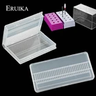 Пластиковый контейнер для сверл, с 67102030 отверстиями, для сверл 332 дюйма, дисплей для ногтей, выставочные аксессуары, 1 шт.