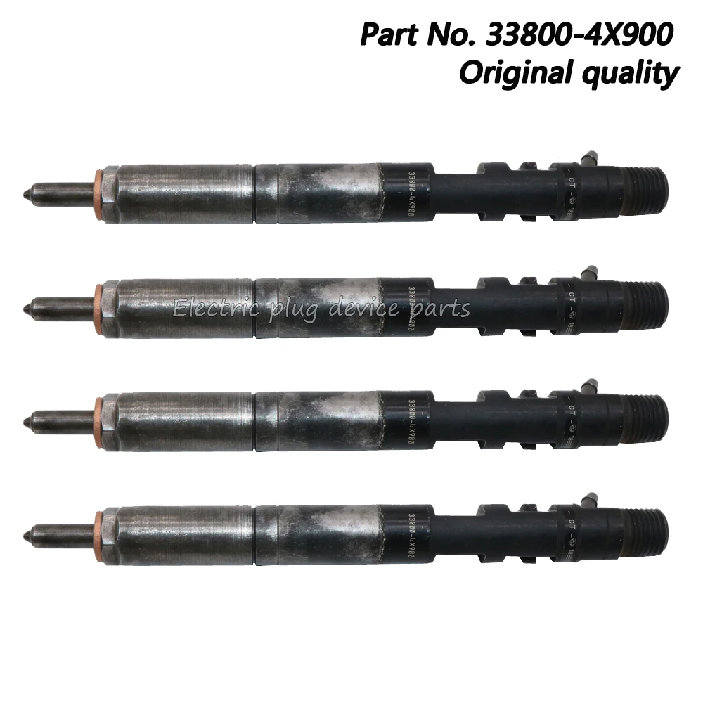 

4 шт. б/у дизельный топливный инжектор OE #33800-4X900 CRDI для Kia Bongo 3 Bus CT Truck PU EJBR02501Z EJBR03001D