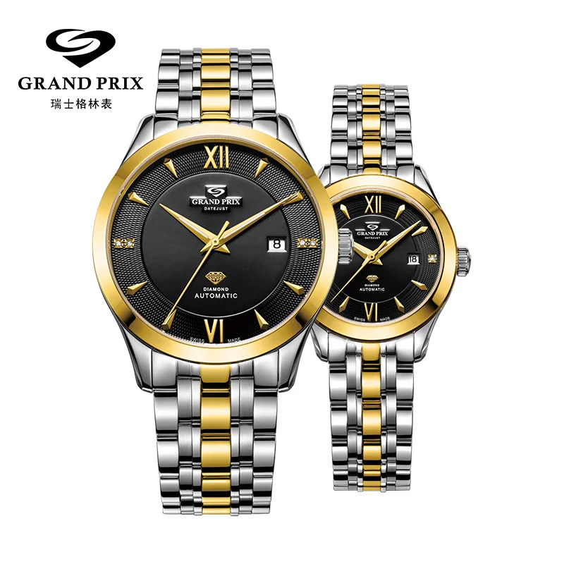 Часы наручные автоматические для мужчин и женщин брендовые Роскошные
