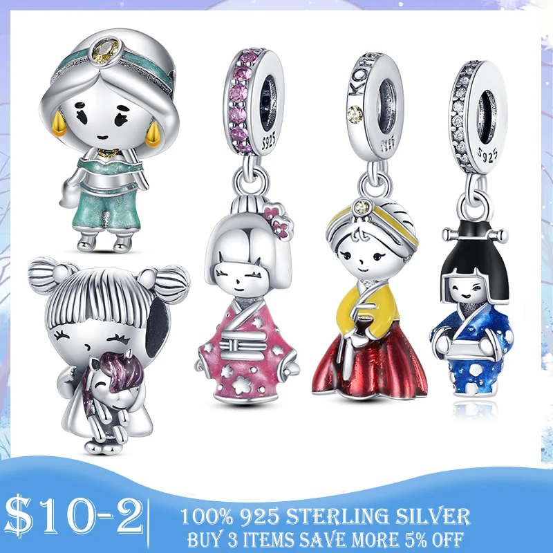 

Женское кимоно из серебра 2021 пробы, с подвеской-бусиной