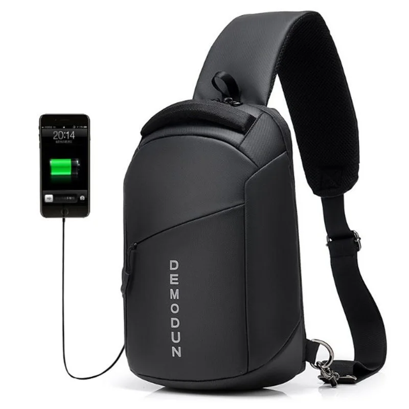 Нейлоновая Удобная нагрудная сумка для мужчин вместительный Водонепроницаемый