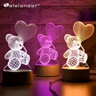 Новинка, светильник в виде воздушного шара, креативный Ночной светильник в 3 цветах, новая иллюзионная Ночная лампа, настольная лампа в виде иллюзии для домашнего декоративного освещения