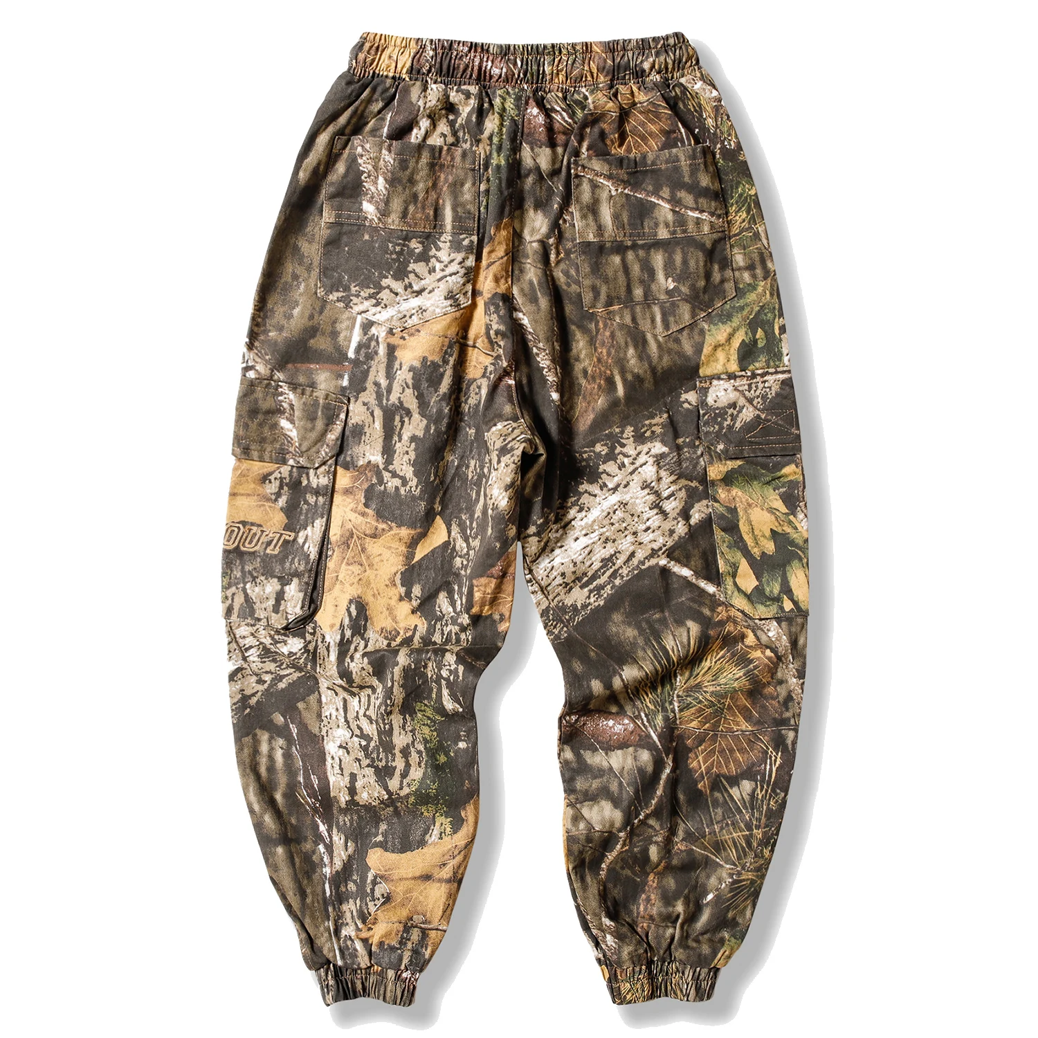 Aelfric Eden лист печатных плотные камуфляжные штаны-шаровары Штаны для мужчин 2019 Harajuku
