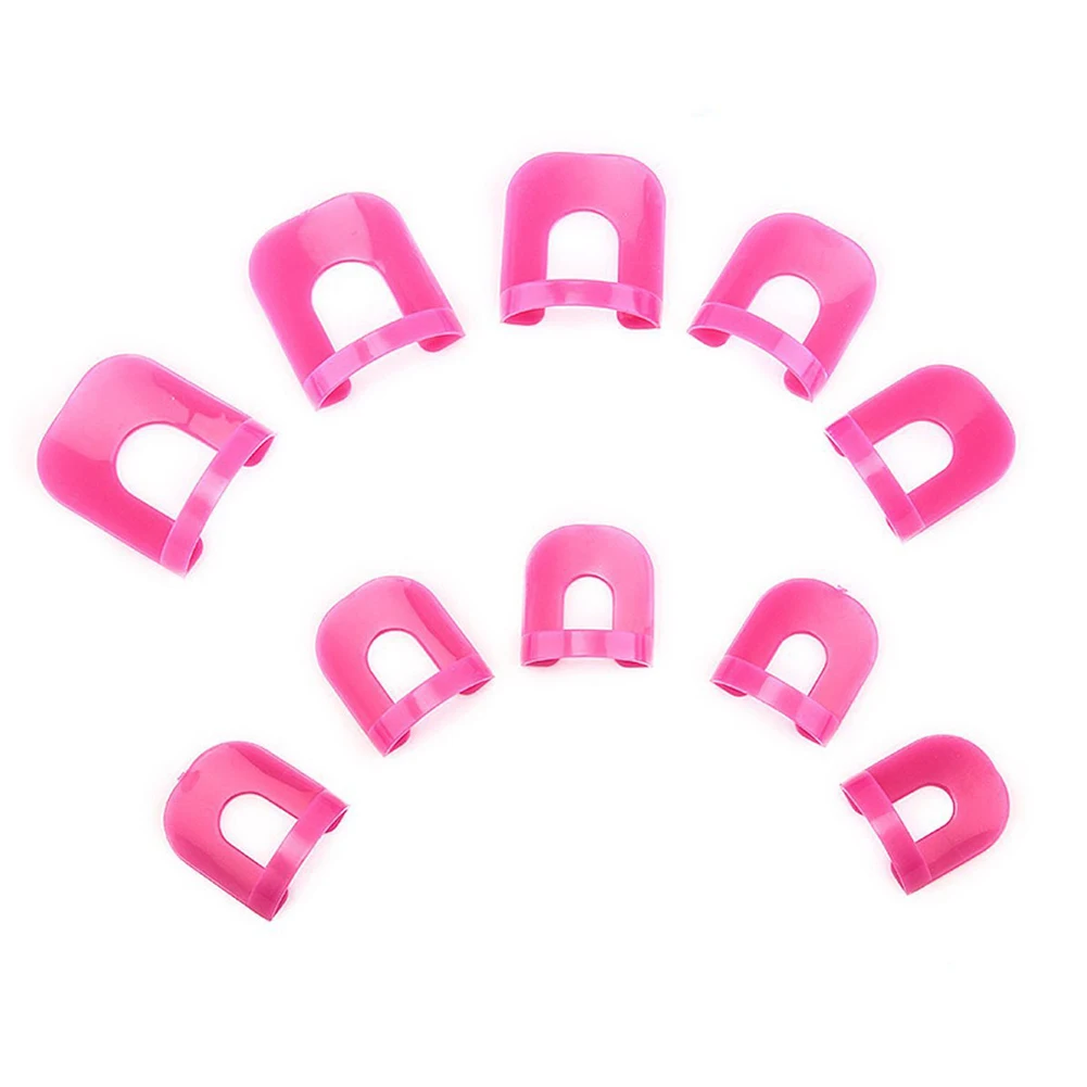 26Pcs Nail Polish Gel Anti-Flooding Plastic Template Clip Set Full Wrap Nails Art Edge Decor Manicure Tool For Salon | Красота и