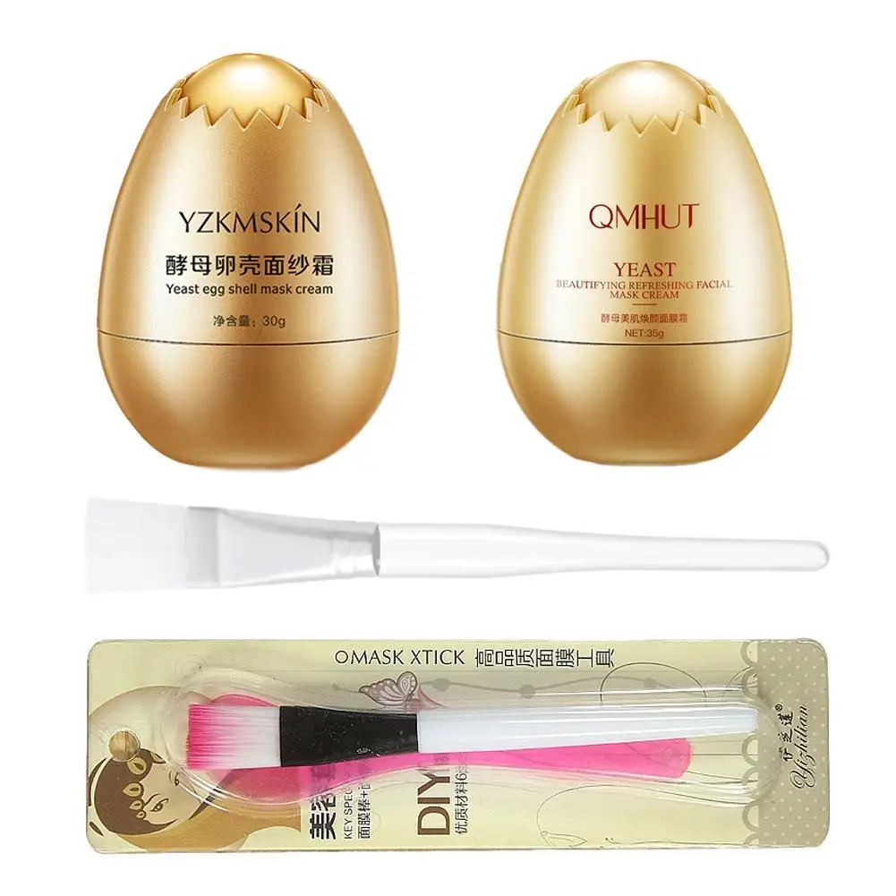 

Yeast Egg Shell Mask Egg Mask Anti Aging Sleeping Remove Treatment Skin Cream Care Face Mask Moisturizing Q1Z2