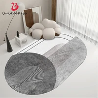 bubble kiss entrance hall doormat crystal velvet oval carpet nordic style geometric carpet in the living room bedroom area rug