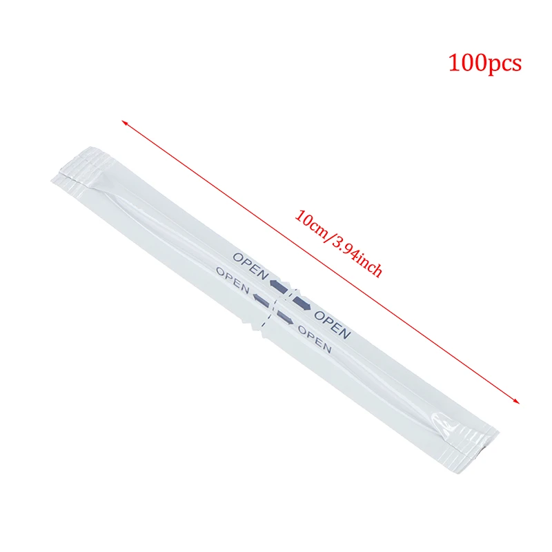 100Pcs Wet Alcohol Cotton Swabs Double Head Cleaning Stick | Красота и здоровье