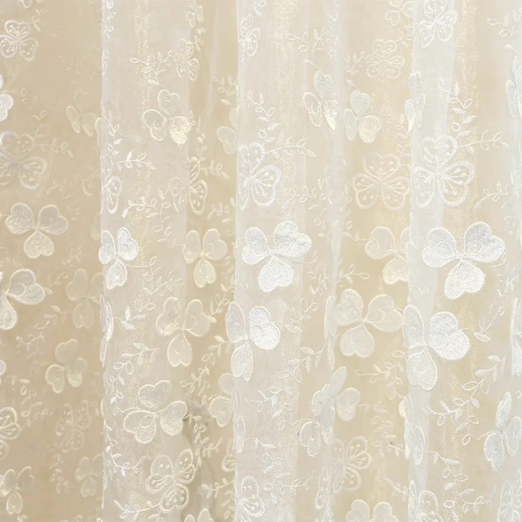 Корейские новые занавески для гостиной столовой спальни белого фиолетового