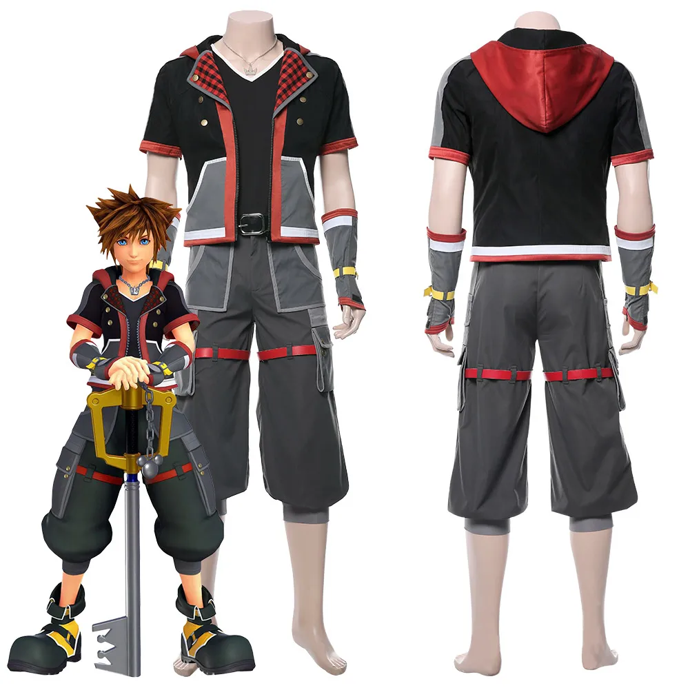 Костюм для косплея аниме Kingdom Hearts III Sora костюм униформа хэллоуивечерние НКИ