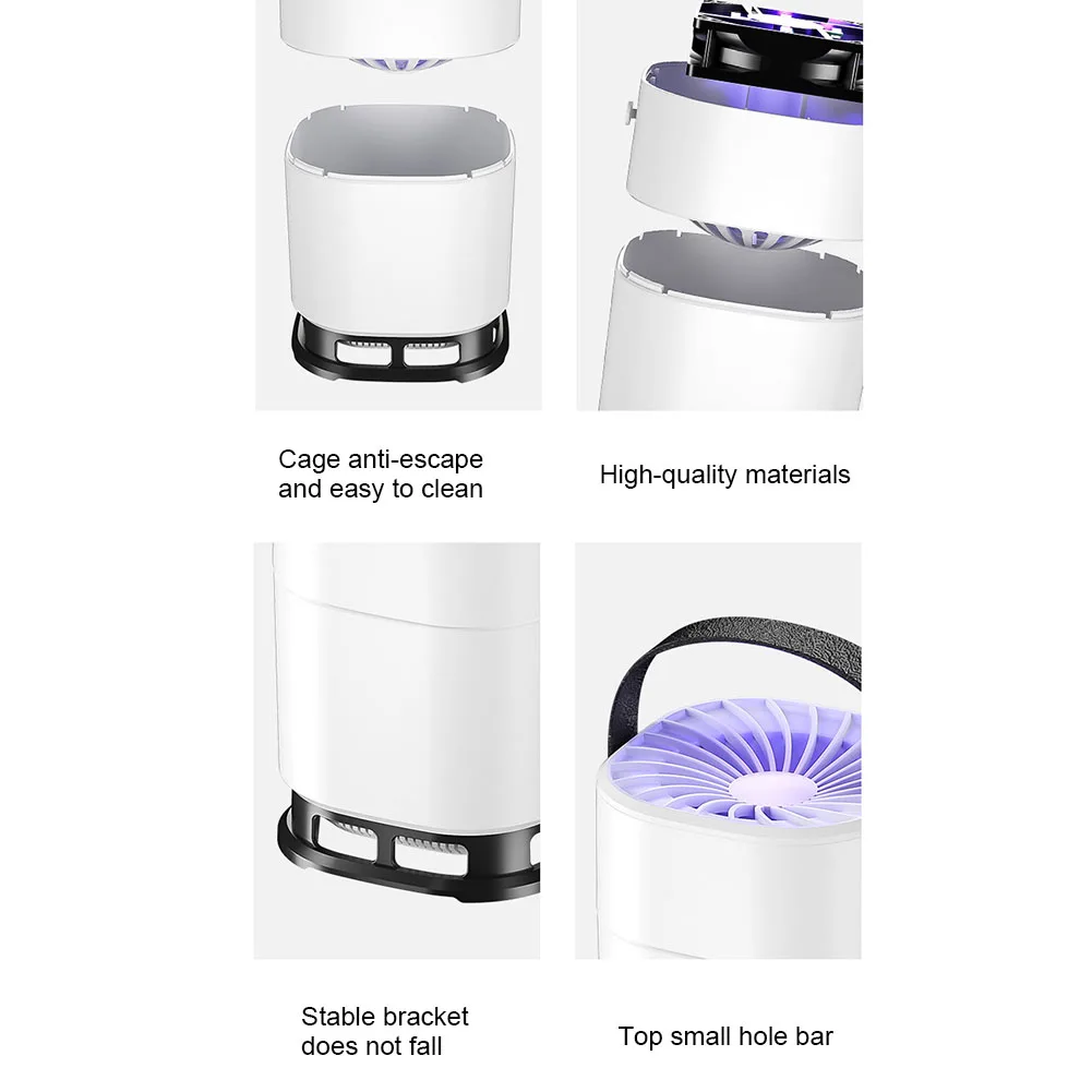 

USB Mosquito Killer Lamp Electric UV Light Insect Fly Bug Zapper Trap Lamp Repeller Lamp Night Light