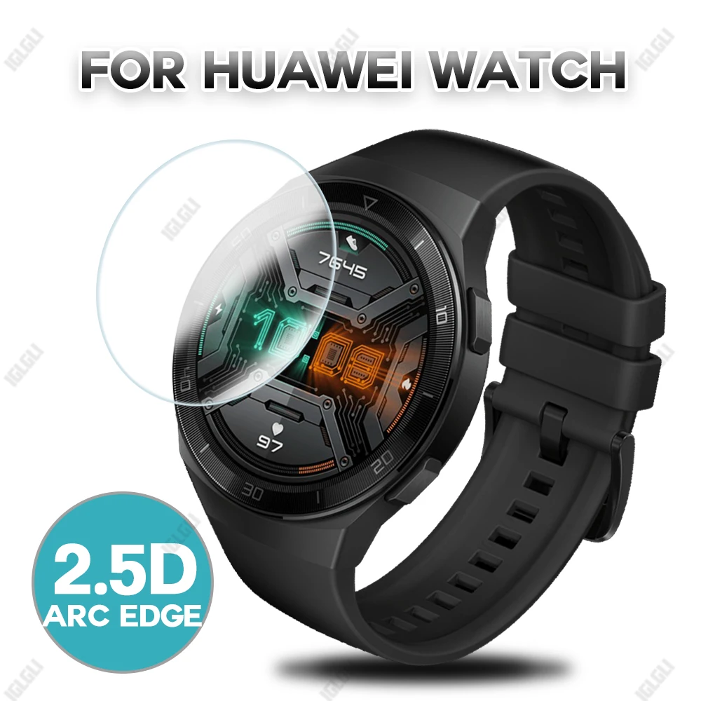 For Huawei Watch GT Elegant Active 42mm 46mm GT2E GT 2E Tempered Glass Protection Film Screen Protector Protective Accessories