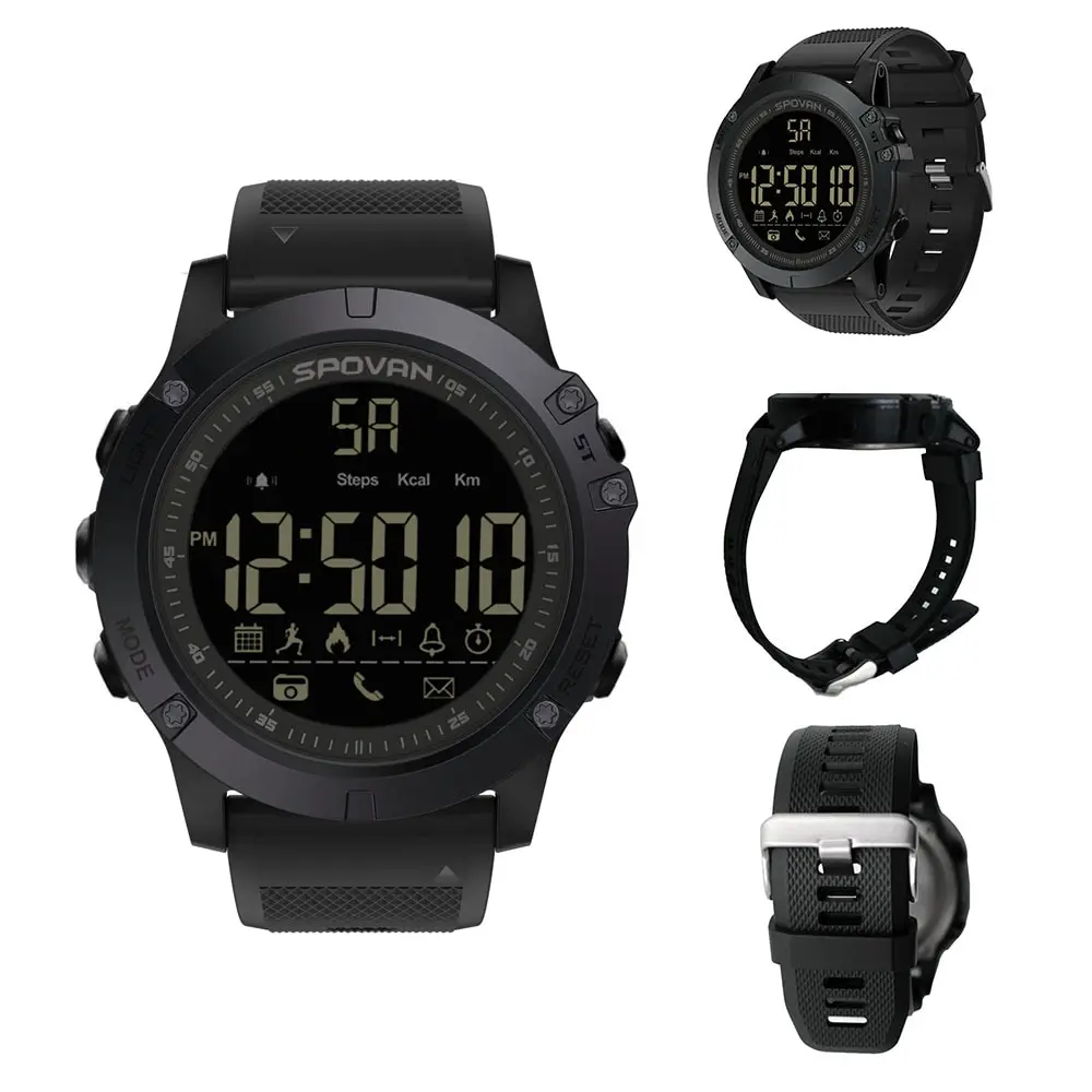 Outdoor Digital Smart Sport Watch for Men with Pedometer Wrist iOS and Android 50M Waterproof | Спорт и развлечения