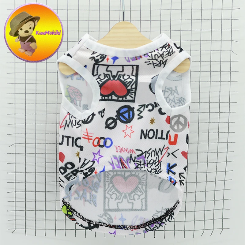 Жилетка для питомца жилетка двух цветов рубашка собак щенков одежда пуделя