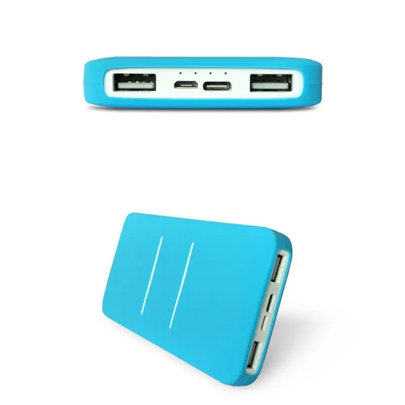 Силиконовый защитный чехол сумка для нового Xiao Mi 2 10000/20000 мАч двойной USB внешний