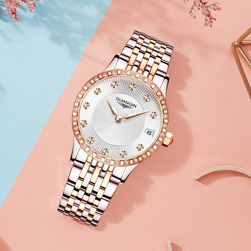 

GUANQIN Watches For Women Bracelet Top Brand Luxury Women's Mechanical Watch Dial Ladies Watches Women Fashion Watch 2021 Casual