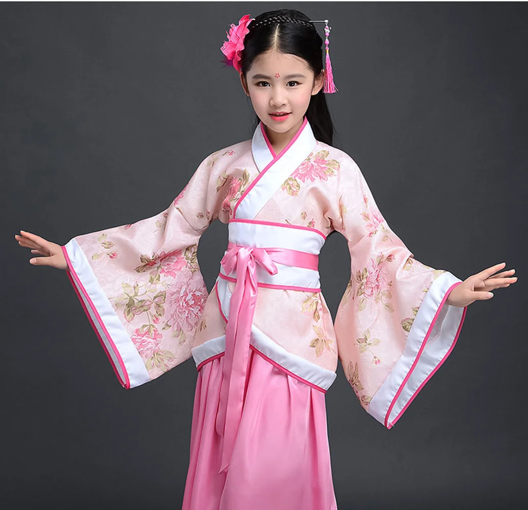 New Arrival Beautiful Chinese National Clothes Girls Vintage Dress Costume Kids Years Eve Dresses for Fancy | Детская одежда и