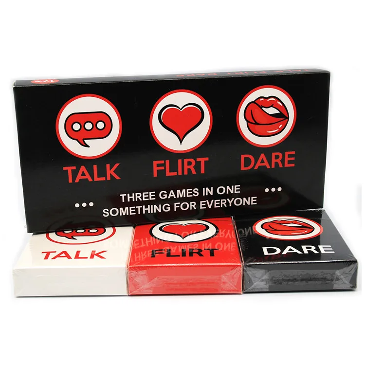 

Couple Romantic Card Game Fun Deck Talk Or Flirt Or Dare Cards 3 Games In 1 Couple Cards Deck Lovely Gift For Couples Expert