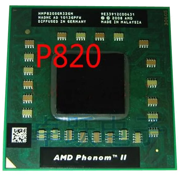 Оригинальный процессор AMD Phenom P820 HMP820SGR32GM 1 8 ГГц разъем S1 трехъядерный для ноутбука