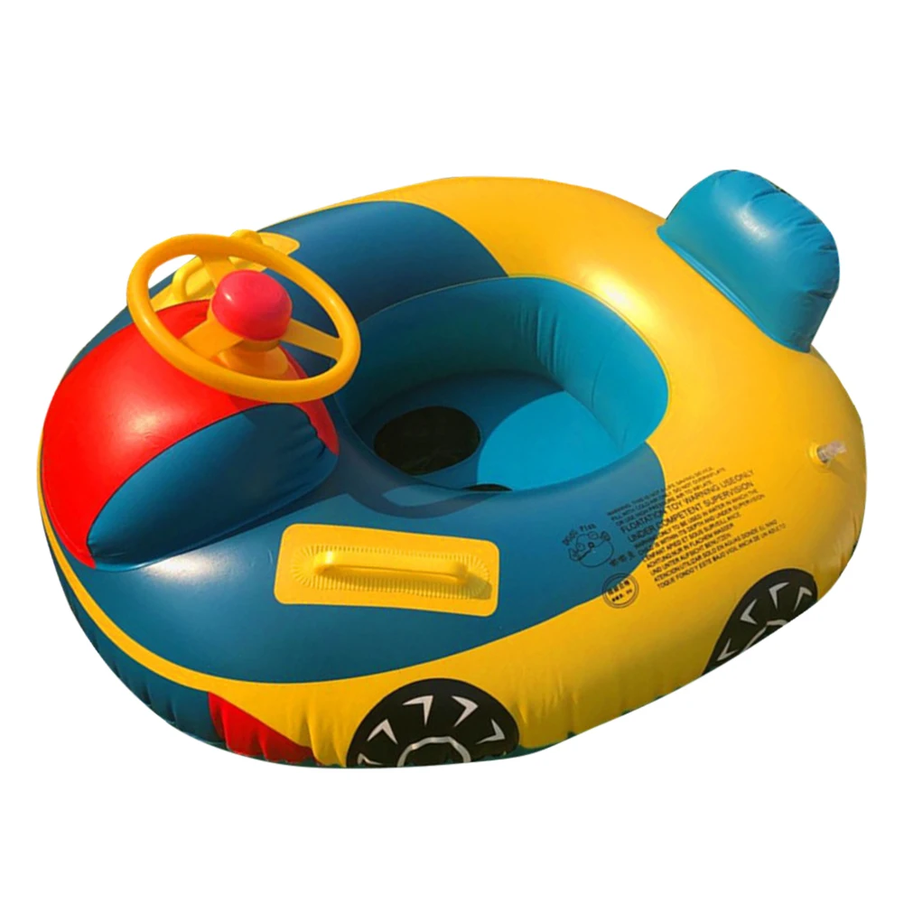 

Inflatable Baby Swimming Ring Circle Pool Swim Float Child Seat Water Toys