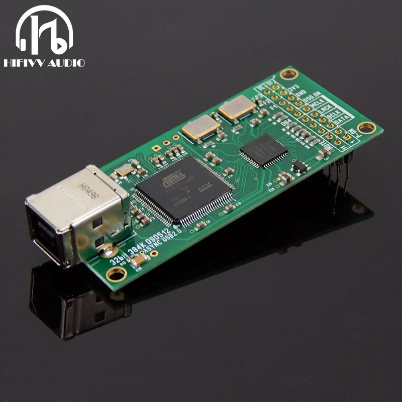 Звуковая карта USB для аудио усилителя Dac декодер Amanero Combo384 USB в цифровой интерфейс IIS интерфейс поддержка DSD 32 бит/384K