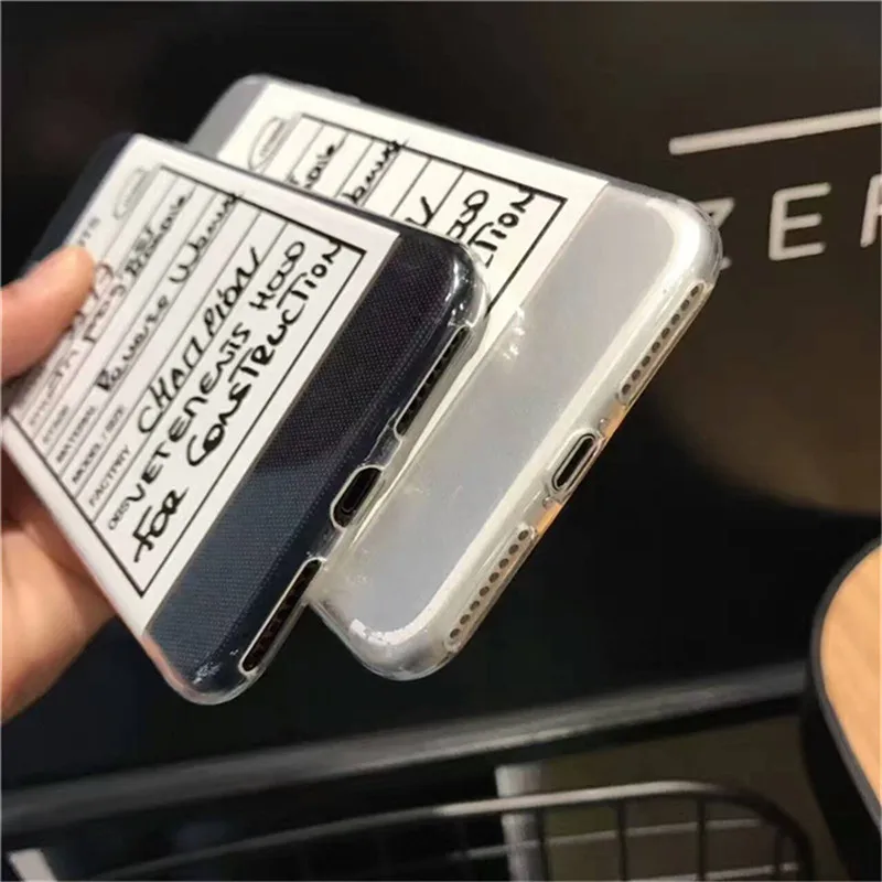 Lovebay Прозрачный чехол для телефона с забавными буквами iPhone 11 Pro X XR XS Max 5 5S SE 6 6s 7 8 Plus