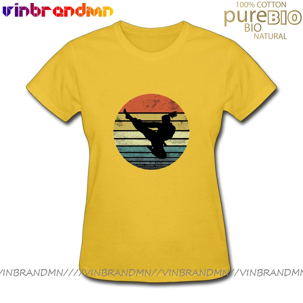 Женская футболка с короткими рукавами Повседневная из чистого хлопка в