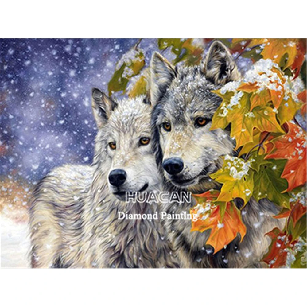 

Набор для алмазной вышивки «волк»