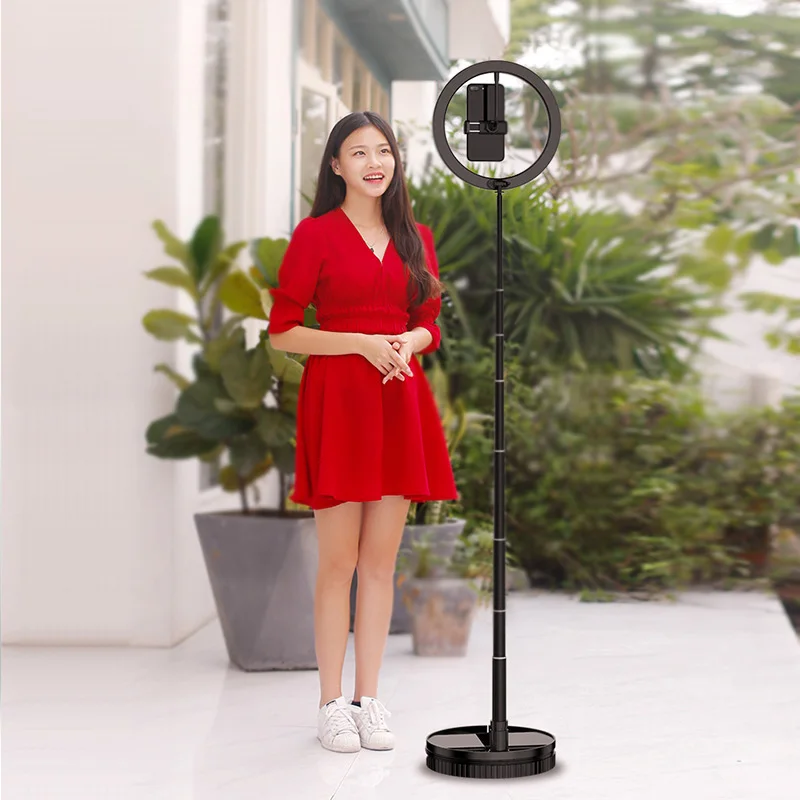 Светодиодный кольцевой светильник для фотосъемки с регулируемой яркостью и