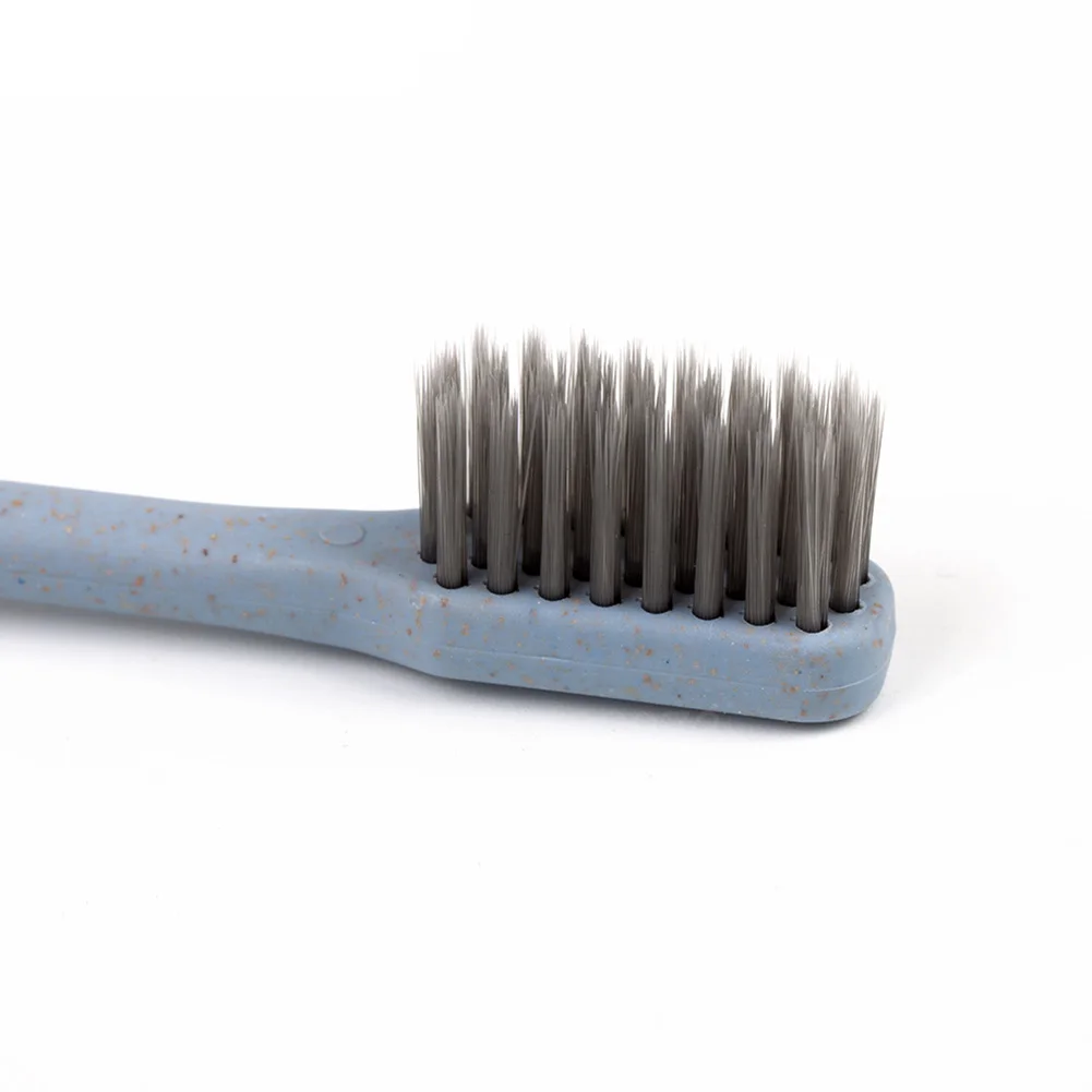 Отбеливающий порошок для зубов с пшеничной соломенной зубной щеткой набор