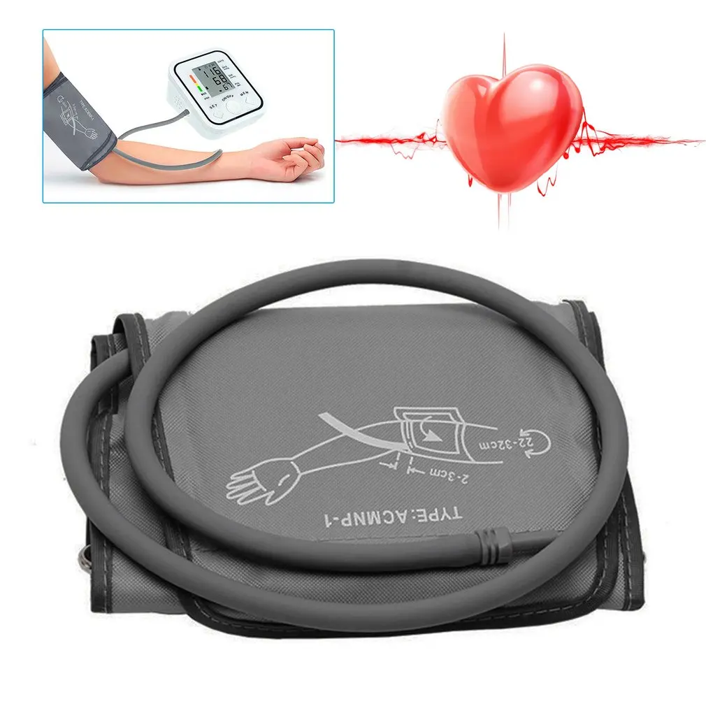 

Blood Pressure Monitor Cuff 22-32CM Arm Cuff Digital Monitor Single Tube Tonometer Cuff For Sphygmomanometer Pressure Gauge Cuff