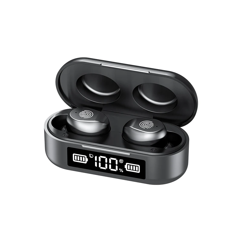 

TWS Bluetooth 5.0 Earphones Wireless Headphones 9D Hifi Stereo Sports Touch Control Wireless Earphone Headset With Microphone
