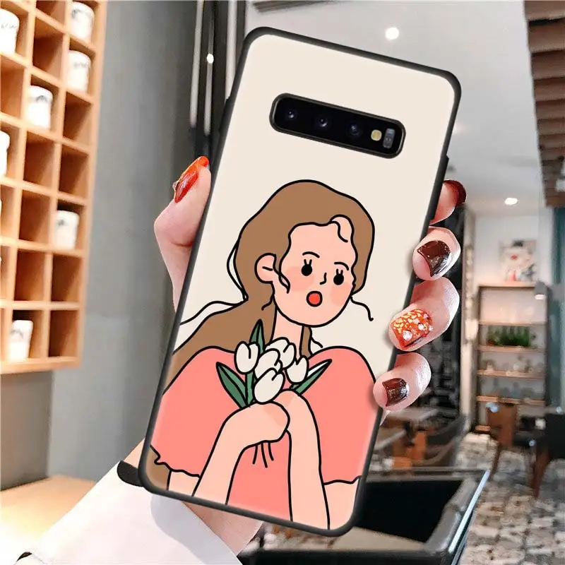 

Funny Avocado Printed Case for Samsung Galaxy S10 S20 FE Ultra 5G Plus S10e S9 Note 20 10 Lite Black Silicone Phone Cover