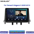 Автомагнитола 2DIN, Android 10, мультимедийный видеоплеер для Renault Megane 3 Fluence 2008-2014, GPS-навигация, стерео головное устройство 6G + 128G