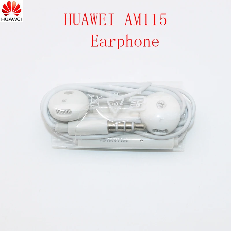 Наушники вкладыши Huawei AM 115 проводные наушники с регулировкой громкости и
