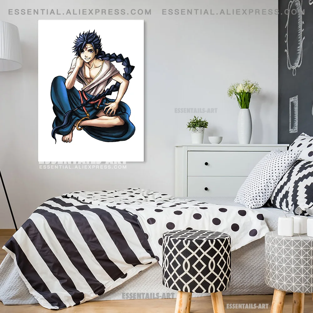 Аниме плакат Aladdin Magi холст настенное искусство живопись Декор картины для