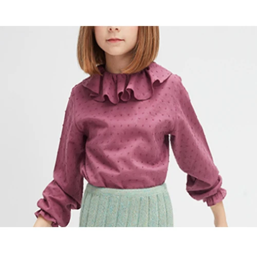 lavender sweaters Свитер с попкорном кардиган для маленьких девочек свитер для малышей пуловер трикотажные юбки комплекты одежды из 2 предметов осенний свитер oeuf - Цвет: lavender sweaters