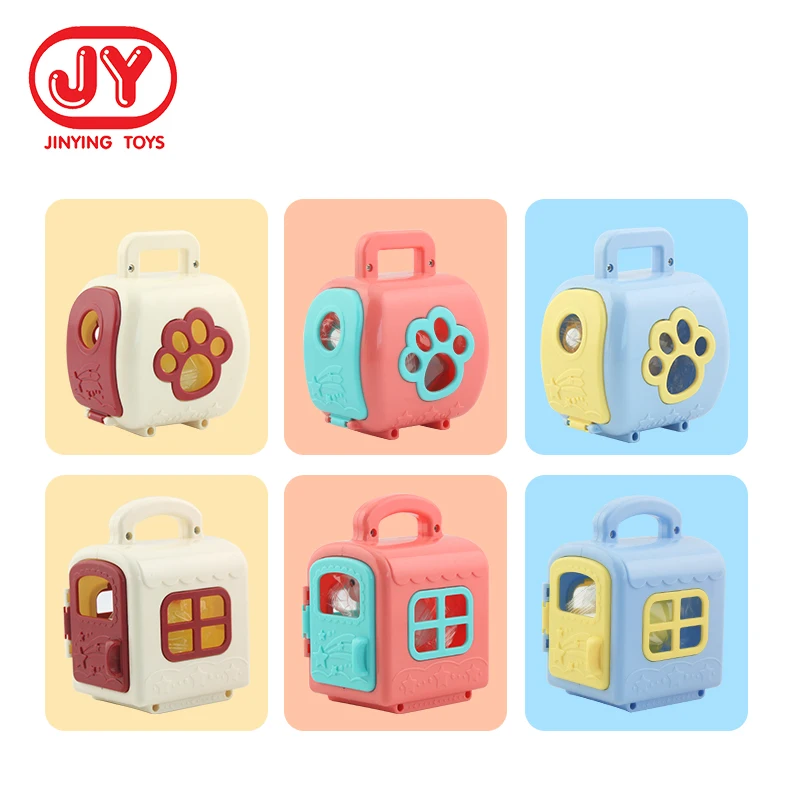 Детские игрушки милая глухая коробка для домашних животных модель кукла подарок