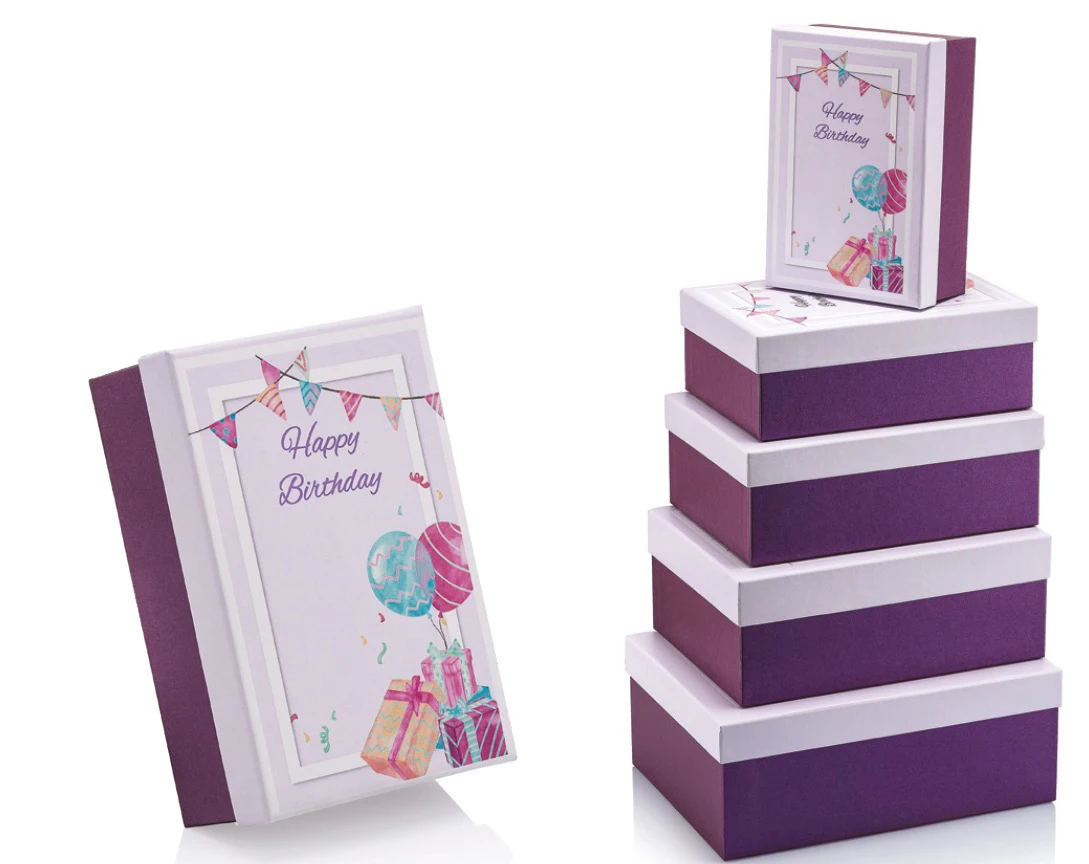 

GIPTA PURPLE RECTANGLE 6 LI BOX SET GIFT BOX