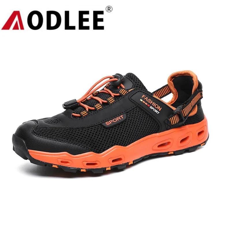 Летние мужские сандалии Прогулочная обувь Мужские повседневные пляжные Дышащие