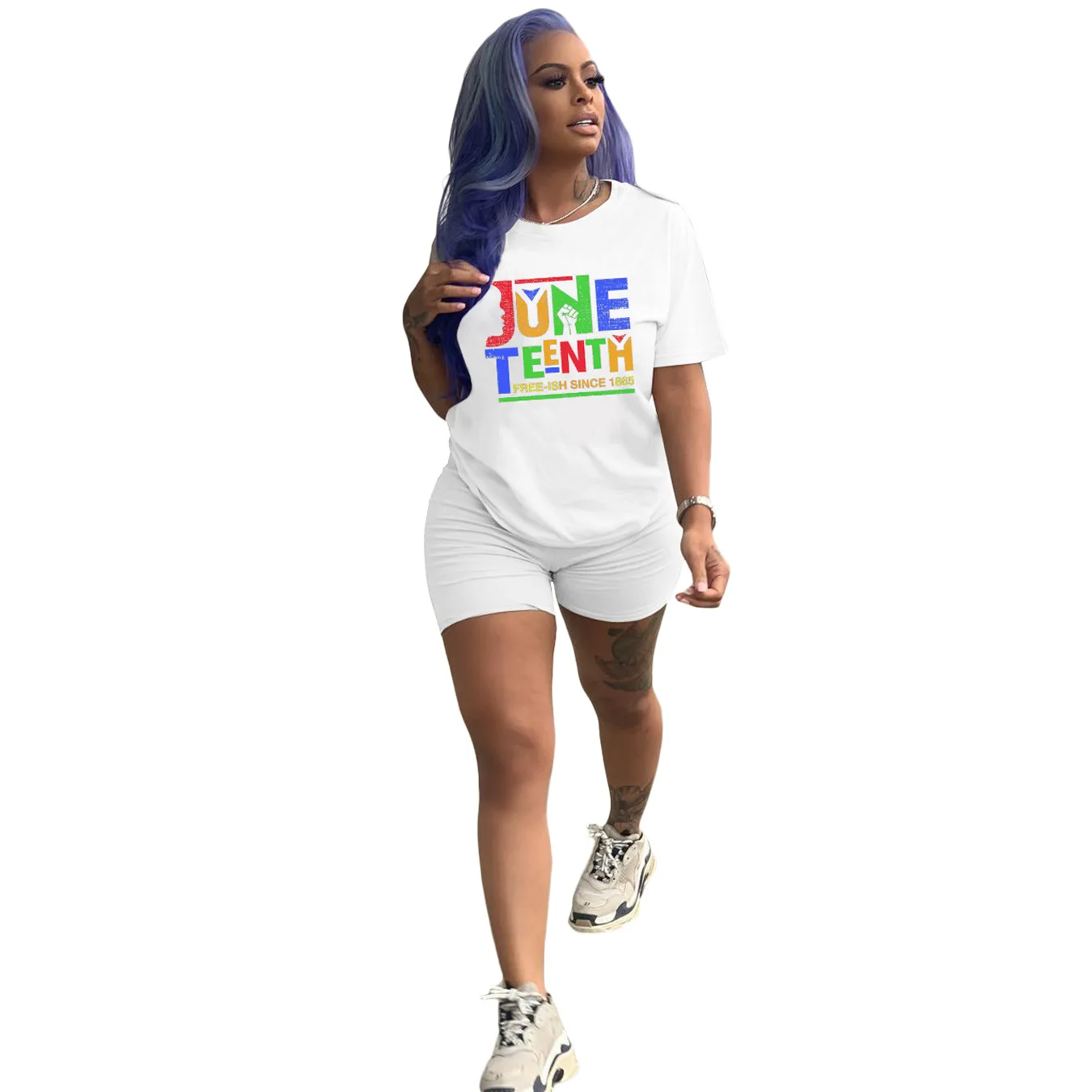 

51F096 Autumn Summer Women Casual Fashion Home Letter Sports Two Piece Set Top and Pants Tracksuit Sweatsuit Outfits Joggers Hot