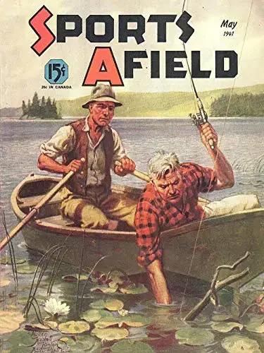 

1941 Sports Afield Magazine Cover 8x12 Inch Vintage Retro Decor Metal Tin Sign