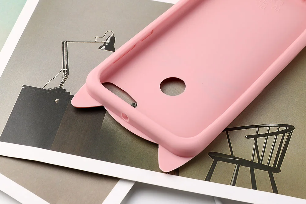 3D милый Кот силиконовый чехол для huawei Y9 Y6 Y7 Pro Y5 Prime чехол Honor 7A 7C фотоаппаратов моментальной печати 7S Y3 II 2S Nova 2 Lite чехол s