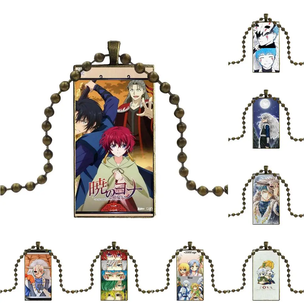 Для женщин Подарки мальчик дизайн мода Винтаж Стекло прямоугольное Ожерелье