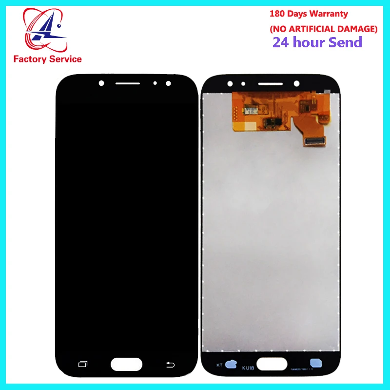 Для Samsung Galaxy J7 Pro 2017 ЖК экран + сенсорный дигитайзер сенсор сборка Замена|Экраны