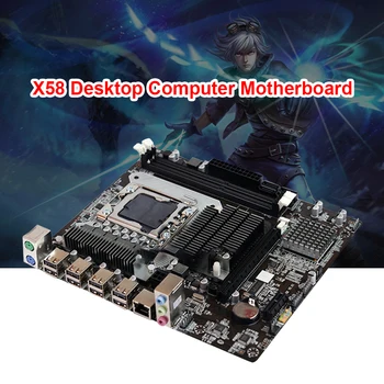 X58 Motherboard 1366 Pin DDR3 Desktop CPU Memory Mainboard Support E5520 X5650 1