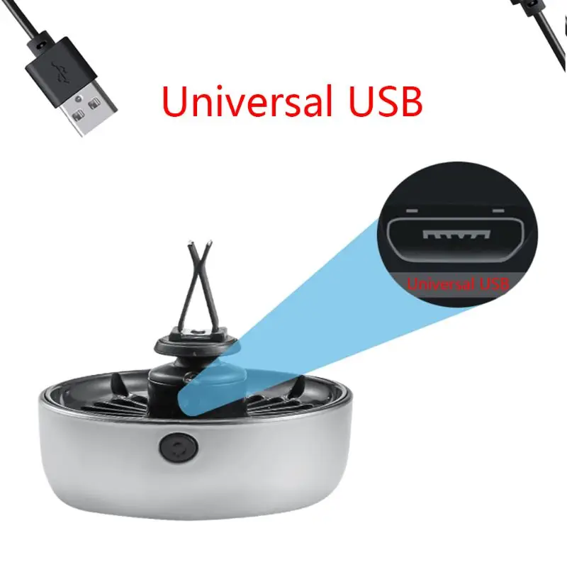 Автомобильный вентилятор с вентиляционным отверстием монтируемый через USB