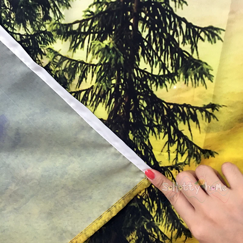 

Forest Landscape Shower Curtains Waterproof Bath Screen Set With 12pcs Hooks Bathroom Curtain For Bathroom Home Decoration